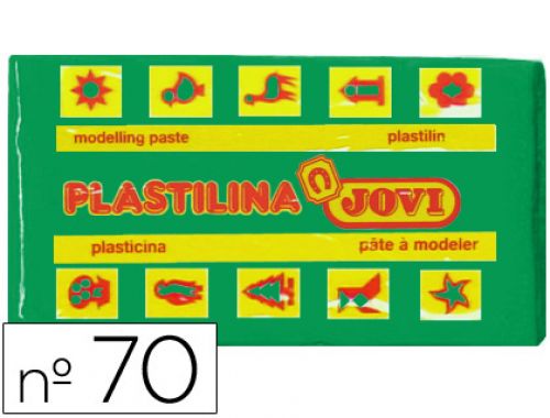 Plasticina jovi 70 50 gr verde claro , Jovi , 22118 , 8412027006965